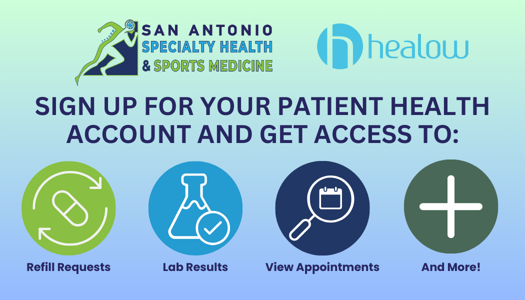 SA Specialty Health & Sports Medicine Healow Patient Portal Info